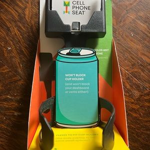 Set of 2 NIB Cell phone Seat Hands Free Holders